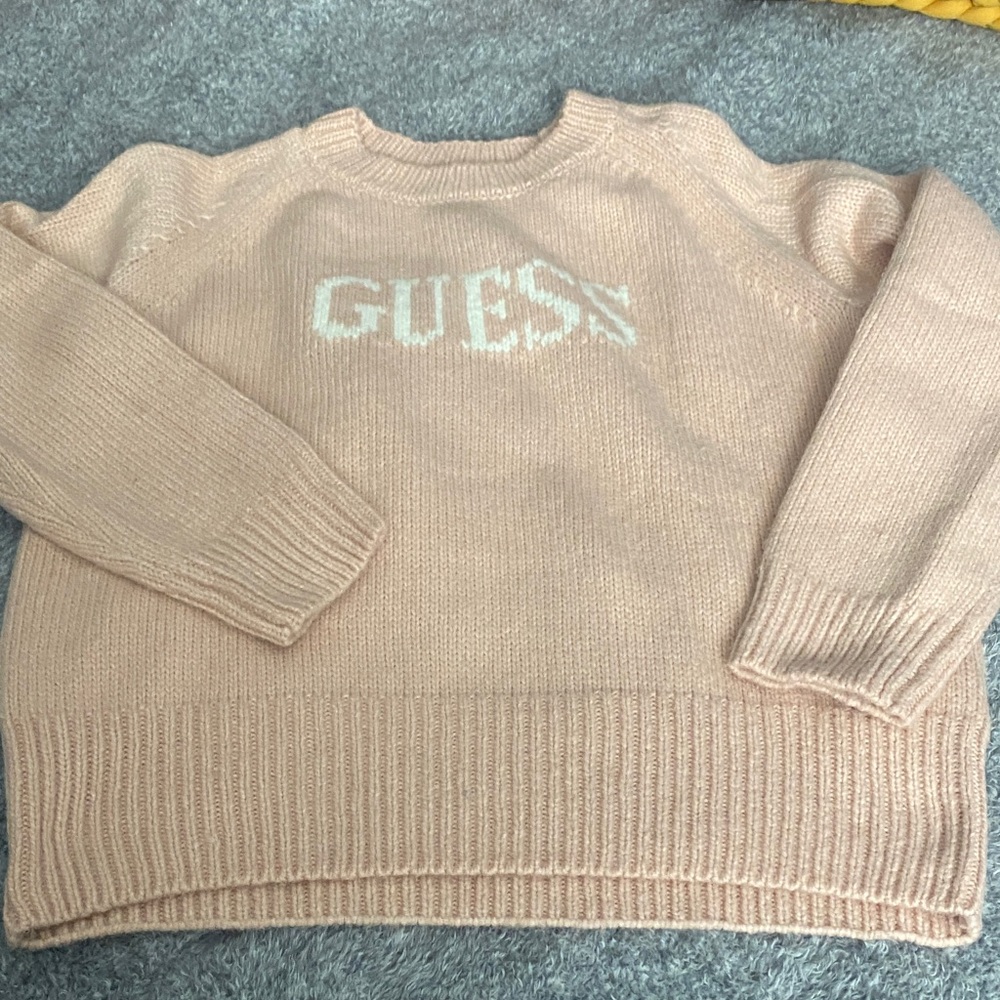 GUESS Women's Blush Crew Neck Sweater